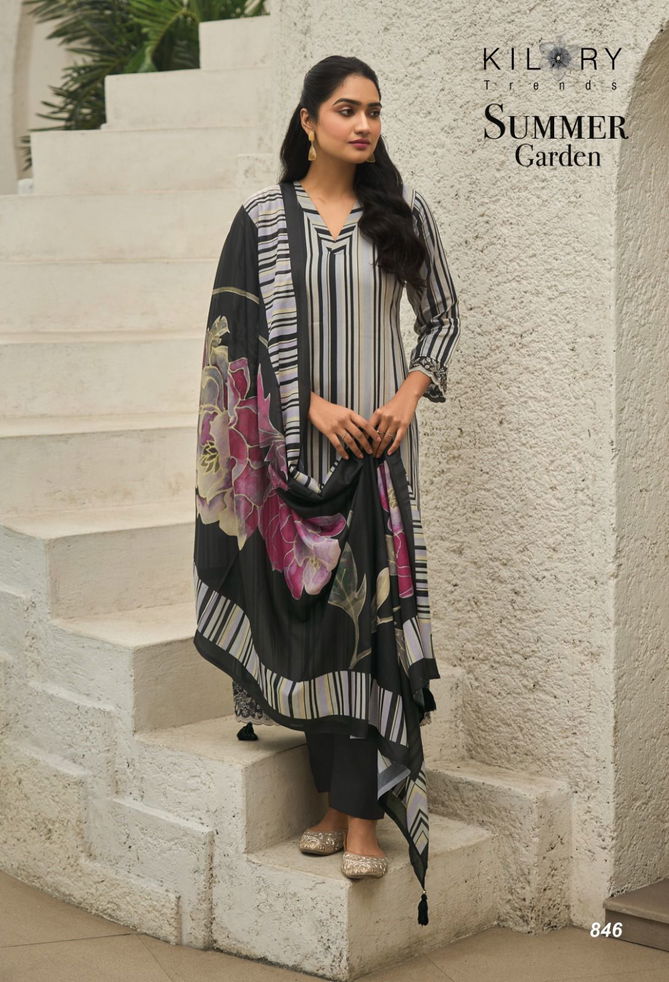 Summer Garden By Kilory Jam Cotton Dress Material Wholesale Market In Surat